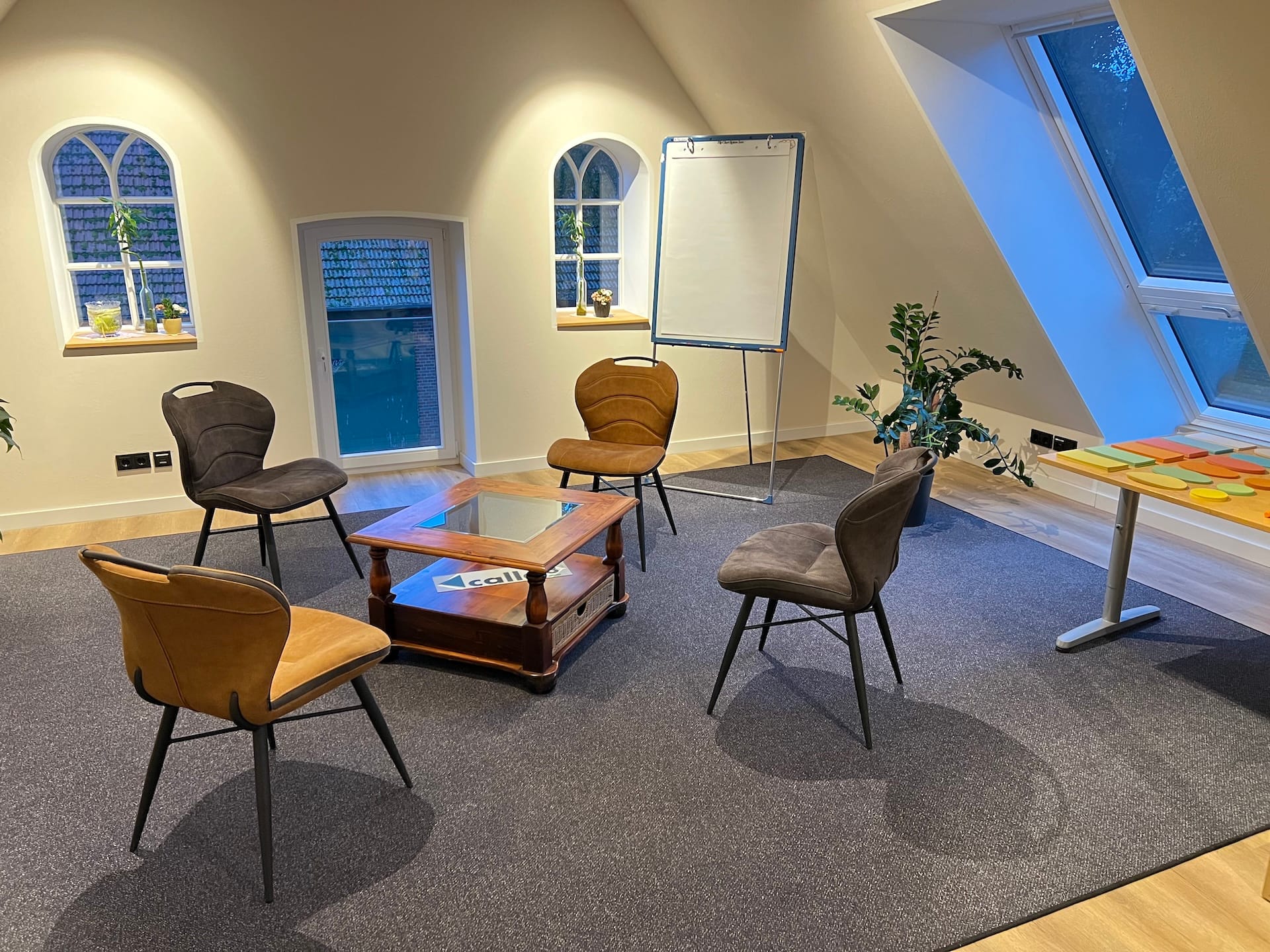 Besprechungsraum Balken im calle3 - gemütlicher Raum für 2–6 Personen